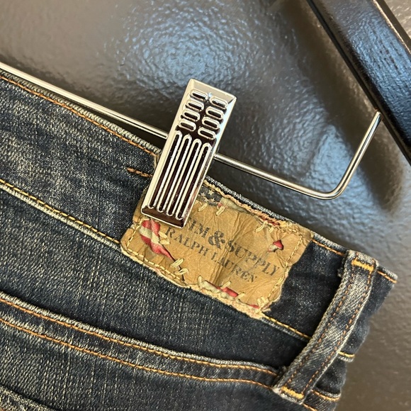 Ralph Lauren denim supply 32x32 EUC Blue Straight Jeans Vintage Wash - Picture 6 of 15